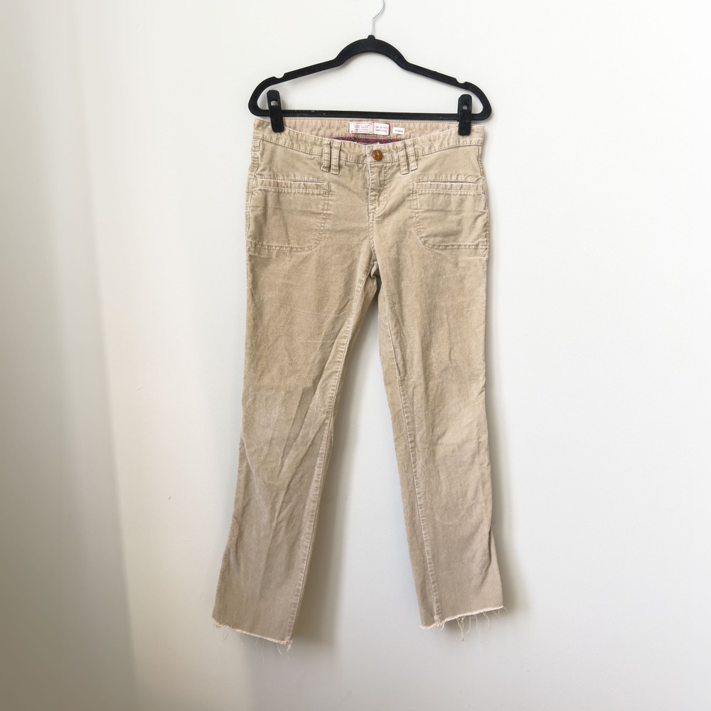 Y2K Women's Old Navy Low Rise Stretch Corduroy Pants Tan Size 6